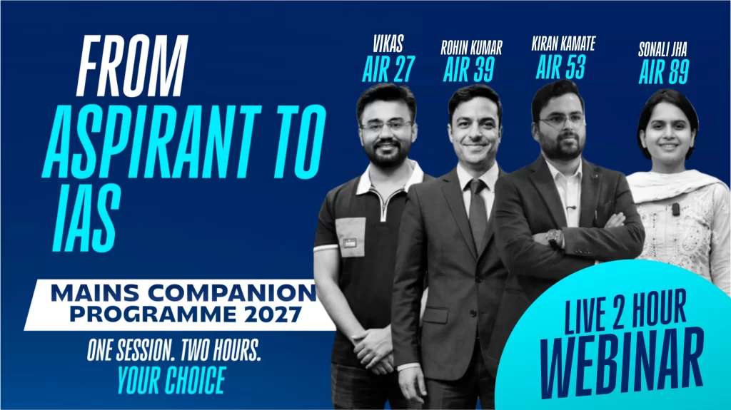 UPSC Mains Breakthrough Webinar poster