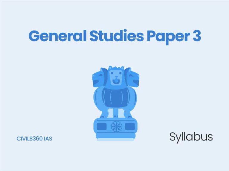 General Studies Paper 3 Syllabus UPSC