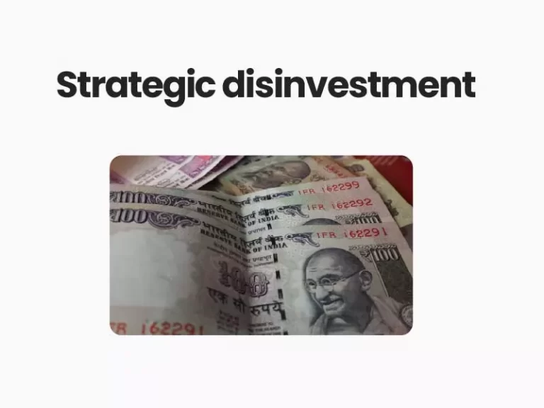 Strategic disinvestment 