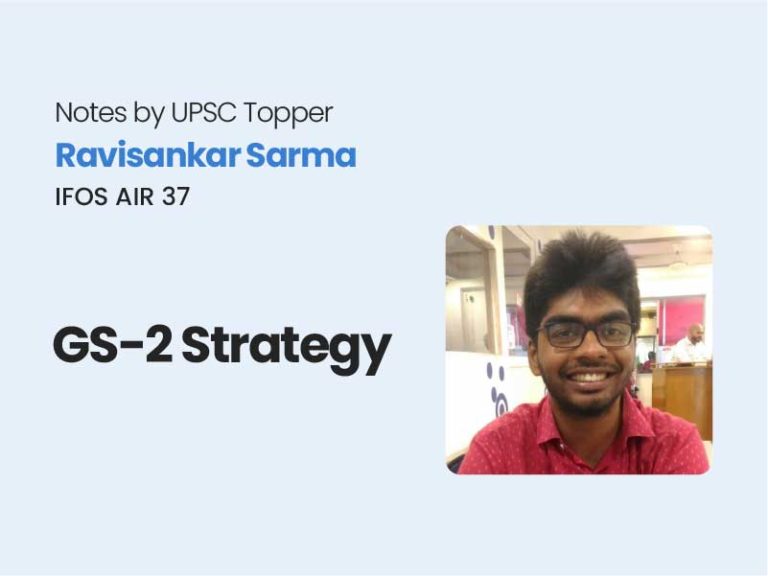 GS-2 Strategy  UPSC