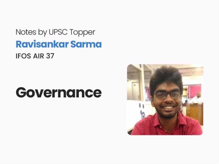 Governance for UPSC, GS 2 Notes
