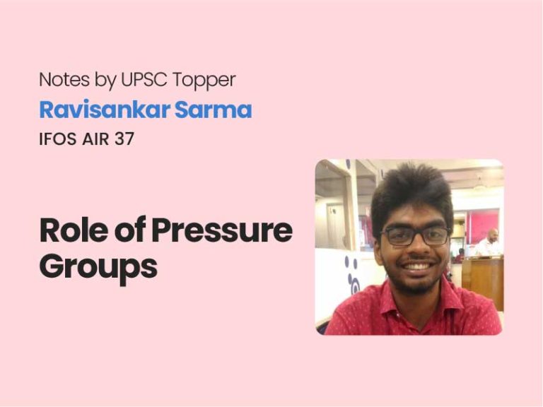 Role of Pressure Groups UPSC Notes