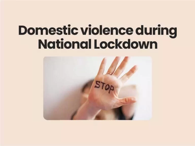 Domestic violence during National Lockdown