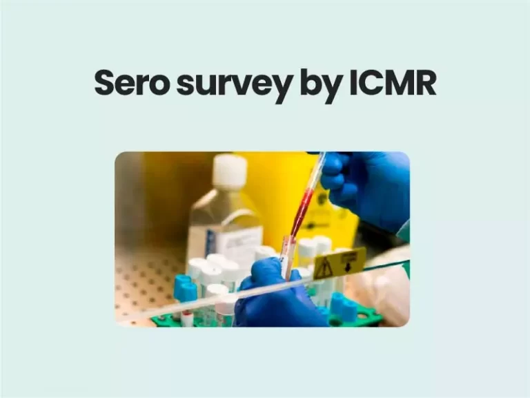 Sero survey by ICMR