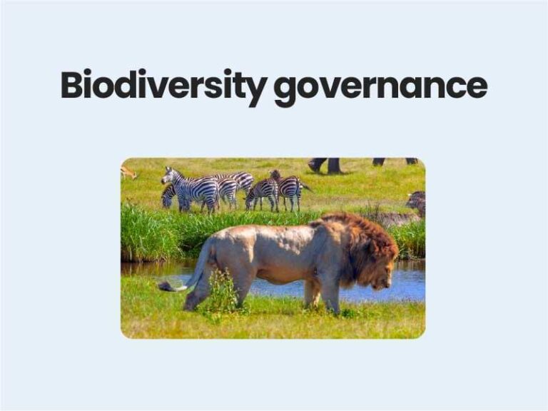 Biodiversity governance