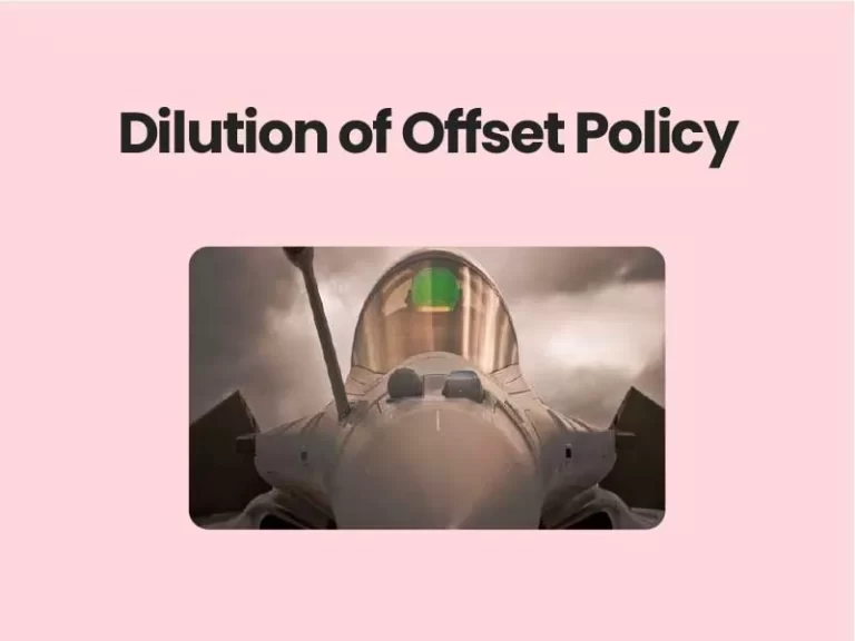 Dilution of Offset Policy