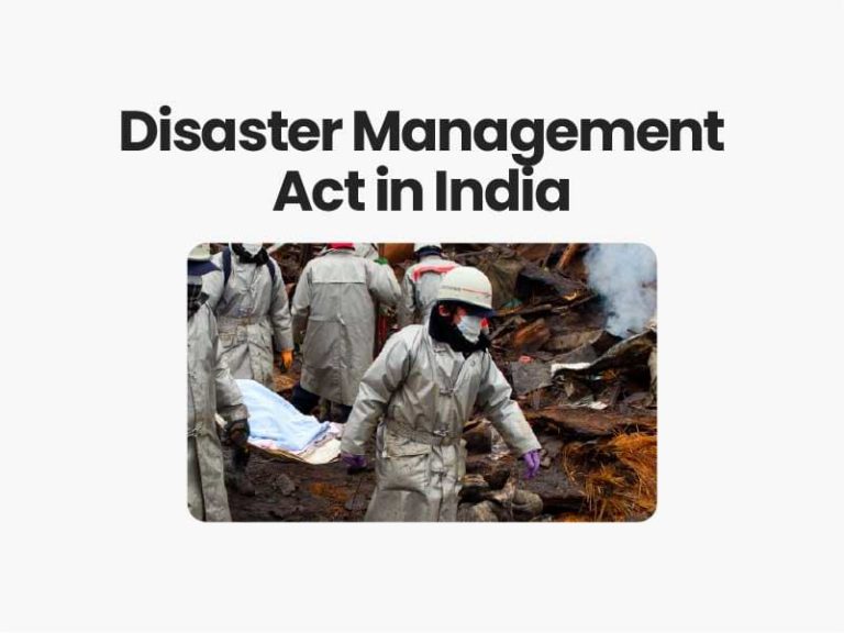Disaster Management Act in India