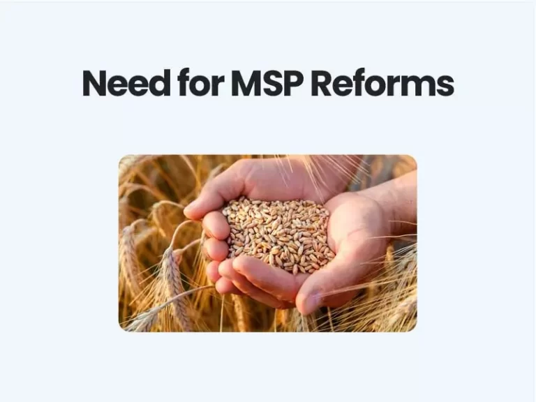 Need for MSP Reforms