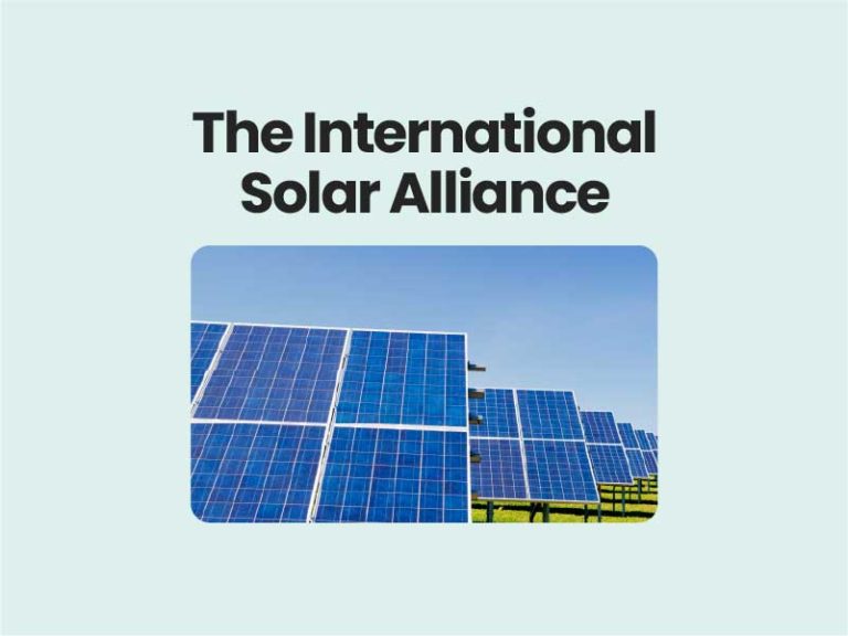 The International Solar Alliance ISA
