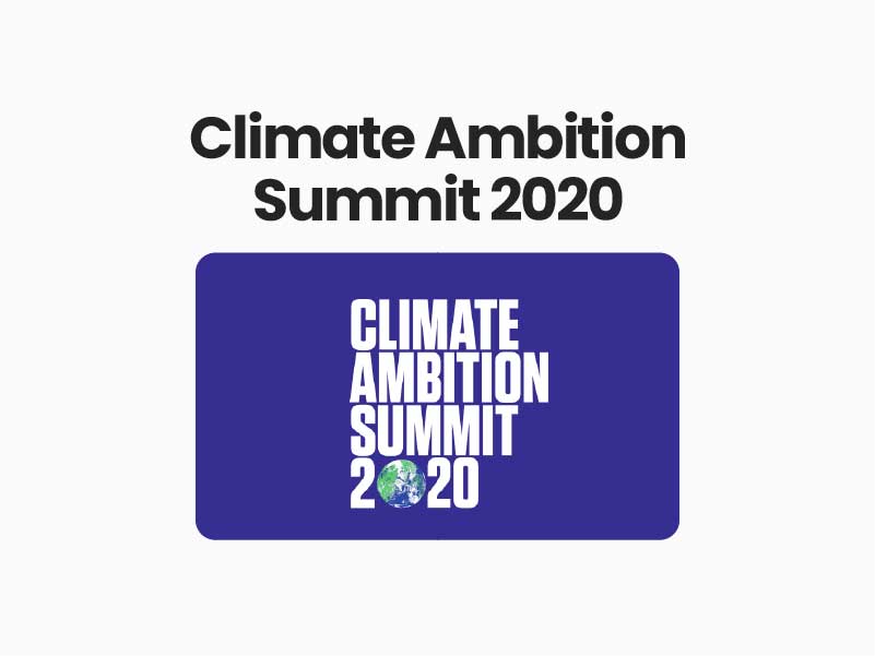 Climate Ambition Summit 2020