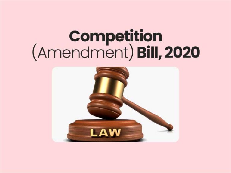 Competition (Amendment) Bill, 2020