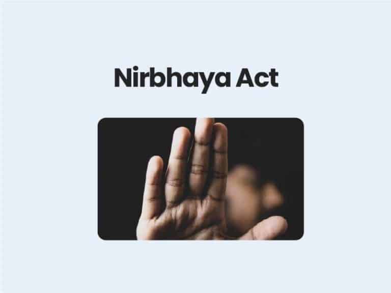 Nirbhaya Act UPSC
