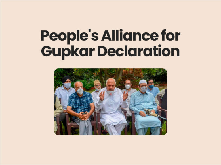 Gupkar Declaration