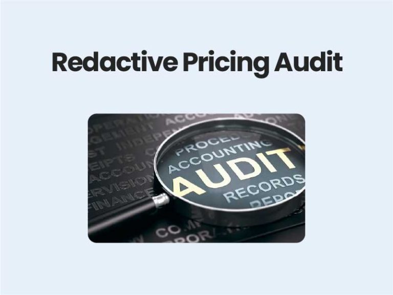 Redactive Pricing Audit