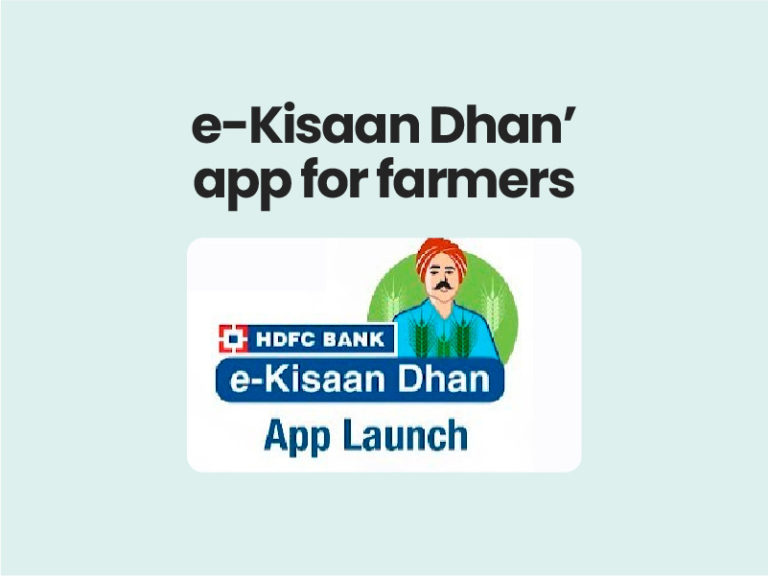 e-Kisaan Dhan app