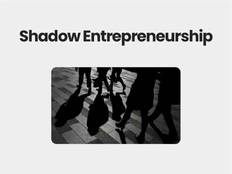 Shadow Entrepreneurship