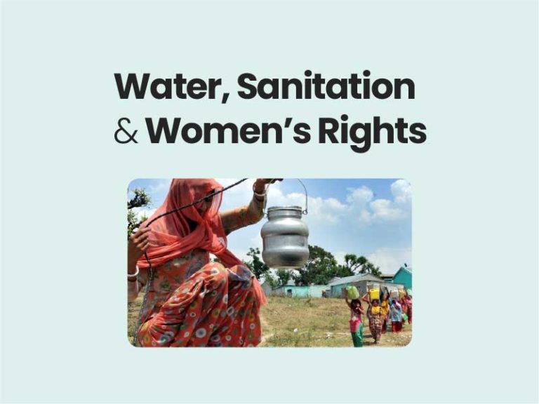 Water, Sanitation And Women’s Rights
