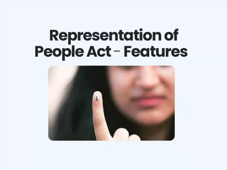 Features of the Representation of People Act