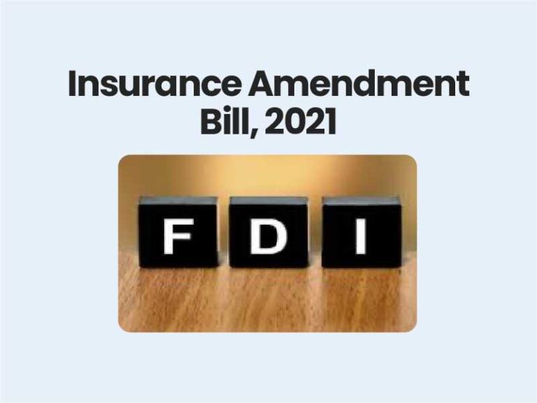 Insurance Amendment Bill, 2021