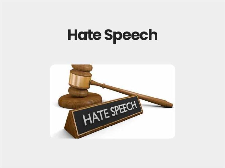 Hate Speech UPSC