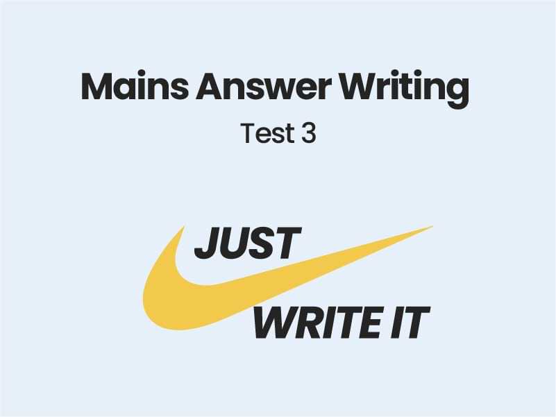 UPSC Mains Answer Writing free practice