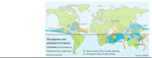 Tropical Cyclone location