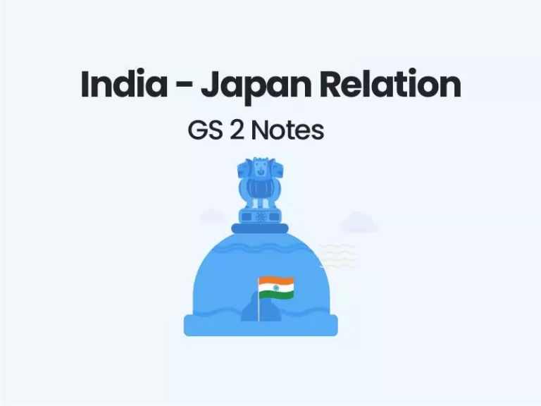 India - Japan Relation UPSC notes GS