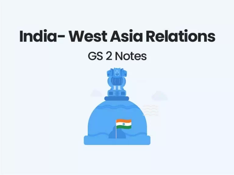 India- West Asia Relations