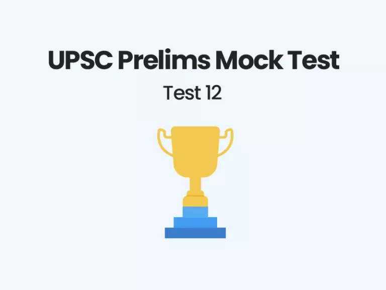 Prelims mock test UPSC 2022